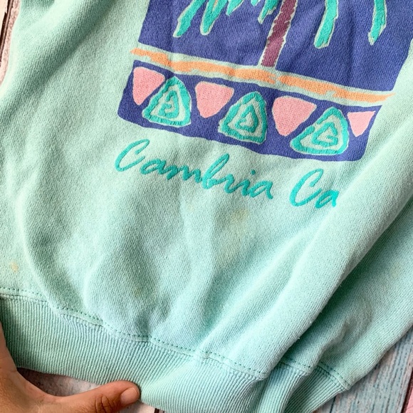 Vintage kids cambria ca long sleeve crew neck sweater - Picture 5 of 7